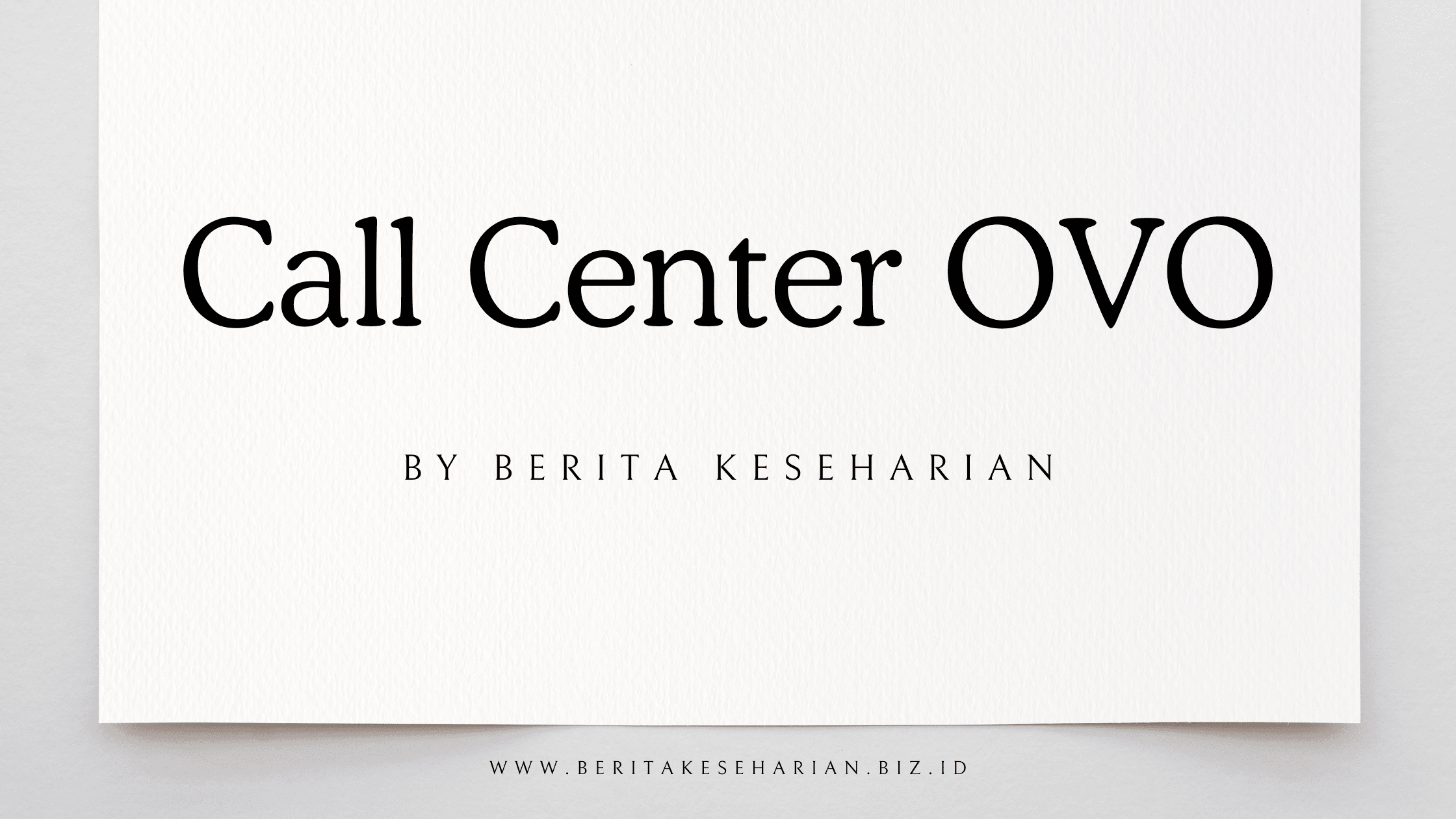 Call Center Ovo